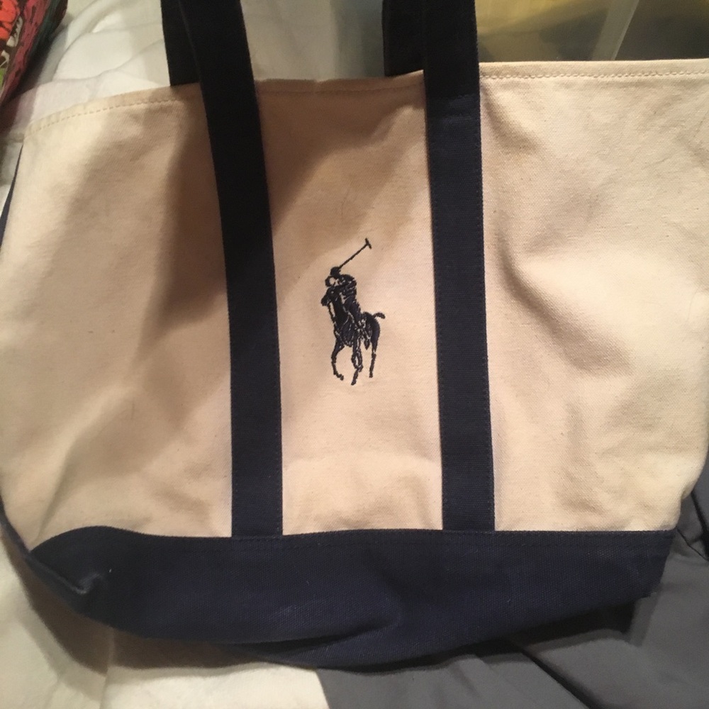 Ralph Lauren canvas tote